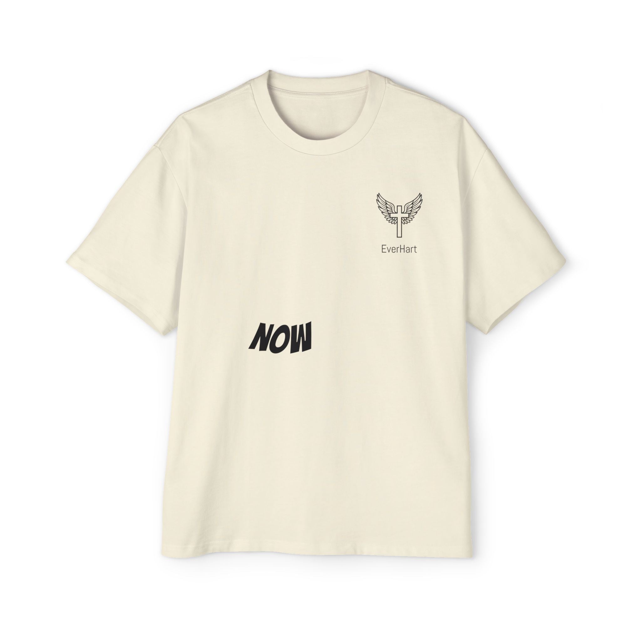 Christian Oversized Tee — 'Jesus Died For Me, So Live For Him' Graphic
