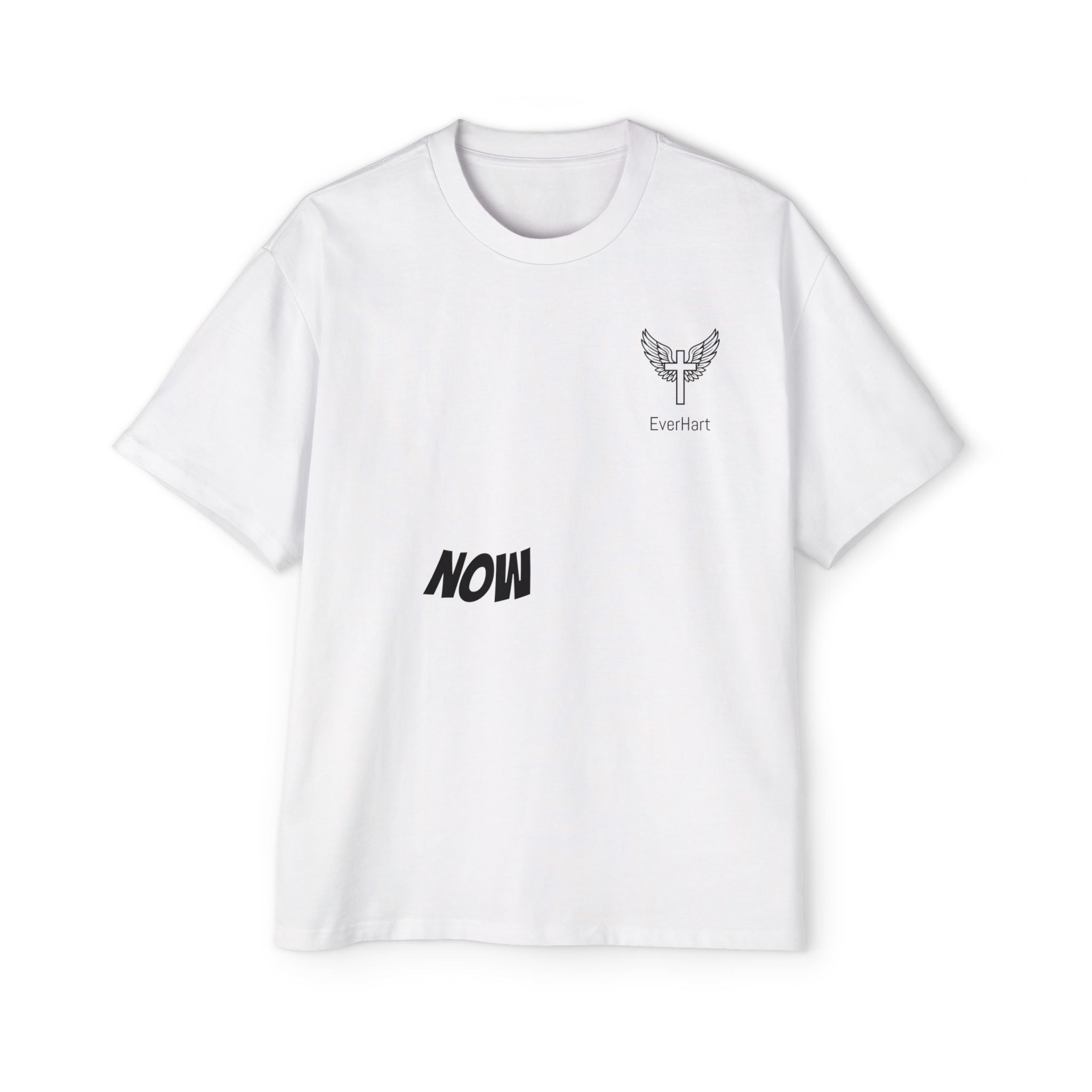 Christian Oversized Tee — 'Jesus Died For Me, So Live For Him' Graphic