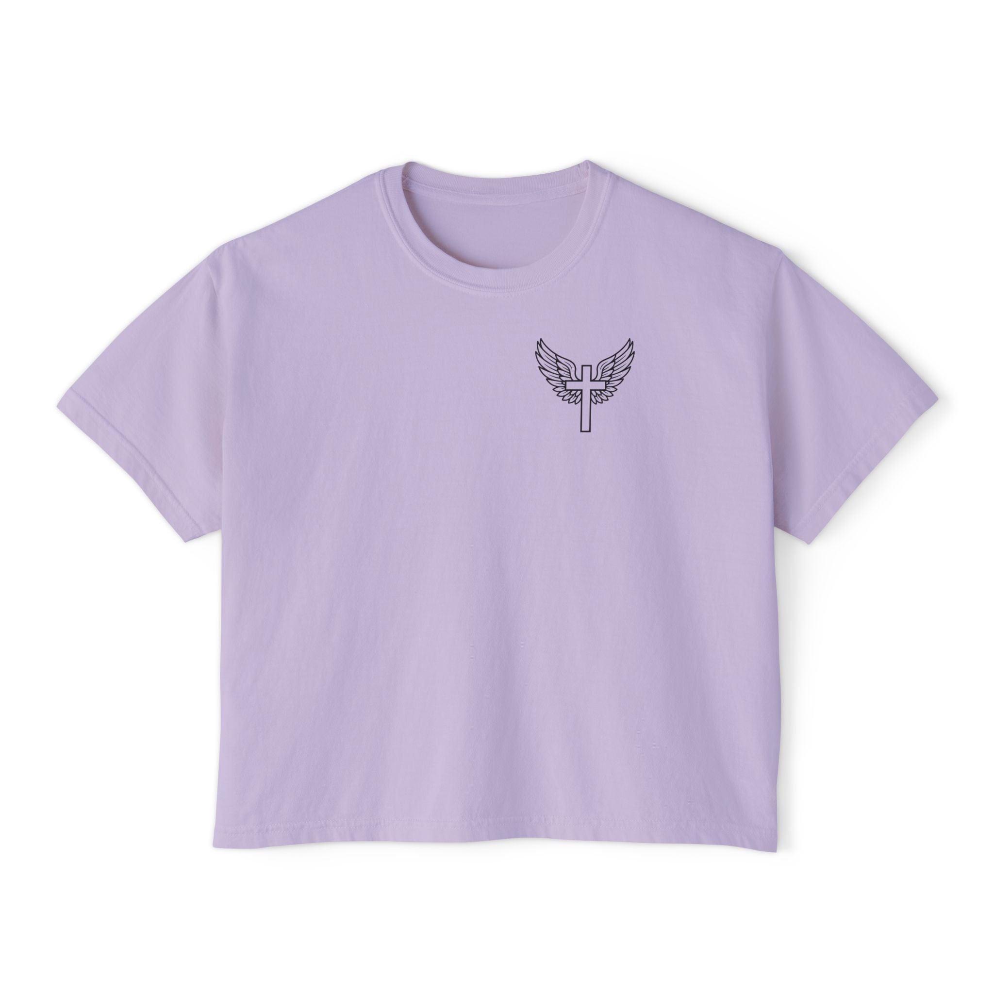 Fearfully & Wonderfully Made Boxy Tee — Psalm 139:14 Christian Women’s Shirt