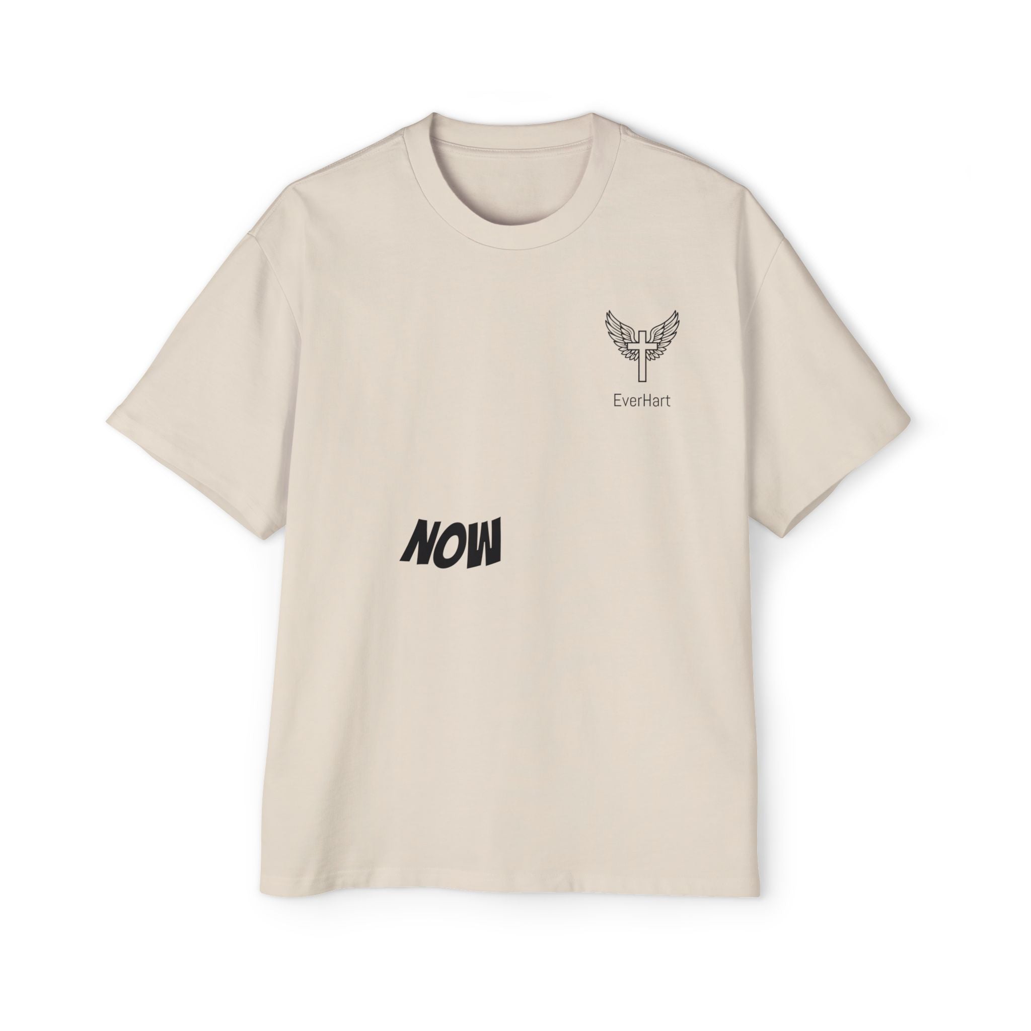 Christian Oversized Tee — 'Jesus Died For Me, So Live For Him' Graphic
